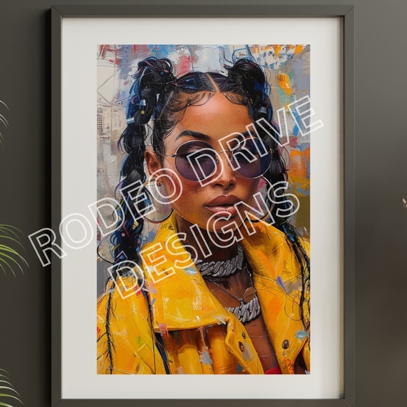 FASHION RAP CULTURE POSTER 11X17 PRINT WALL DECOR WALL ART BY DENARDAI - Picture 1 of 2